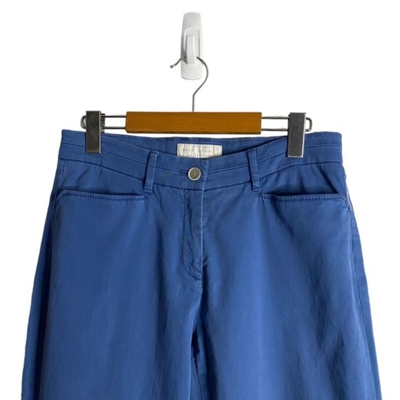 Brax Feel Good Women's Blue Mara Summer Slim Chino Pants - Picture 2 of 9